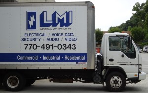 LMI old logo van