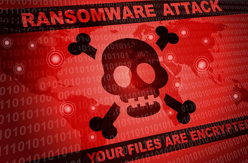 Ransomware Attack Warning Screen